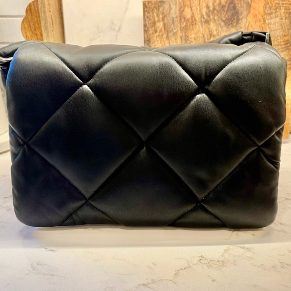 Stand Studio Black Quilted Bag/Clutch